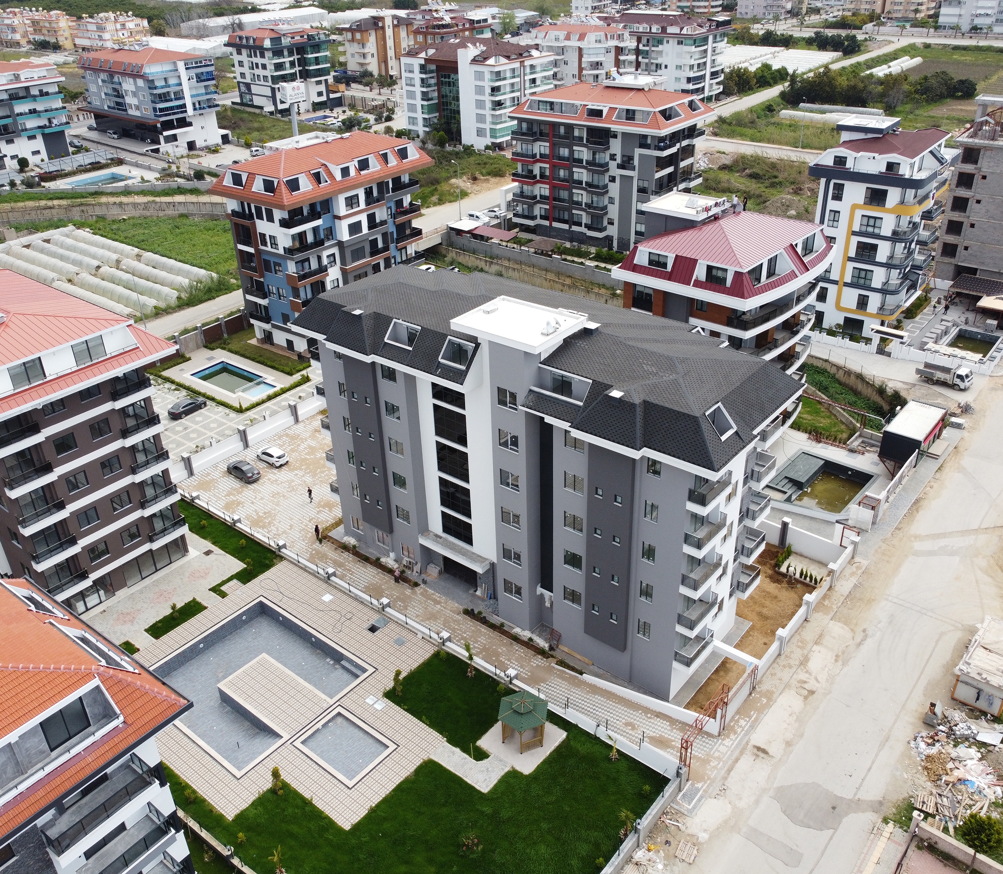Stunning 1+1 Apartment with Sea and Mountain Views, Alanya-Kestel