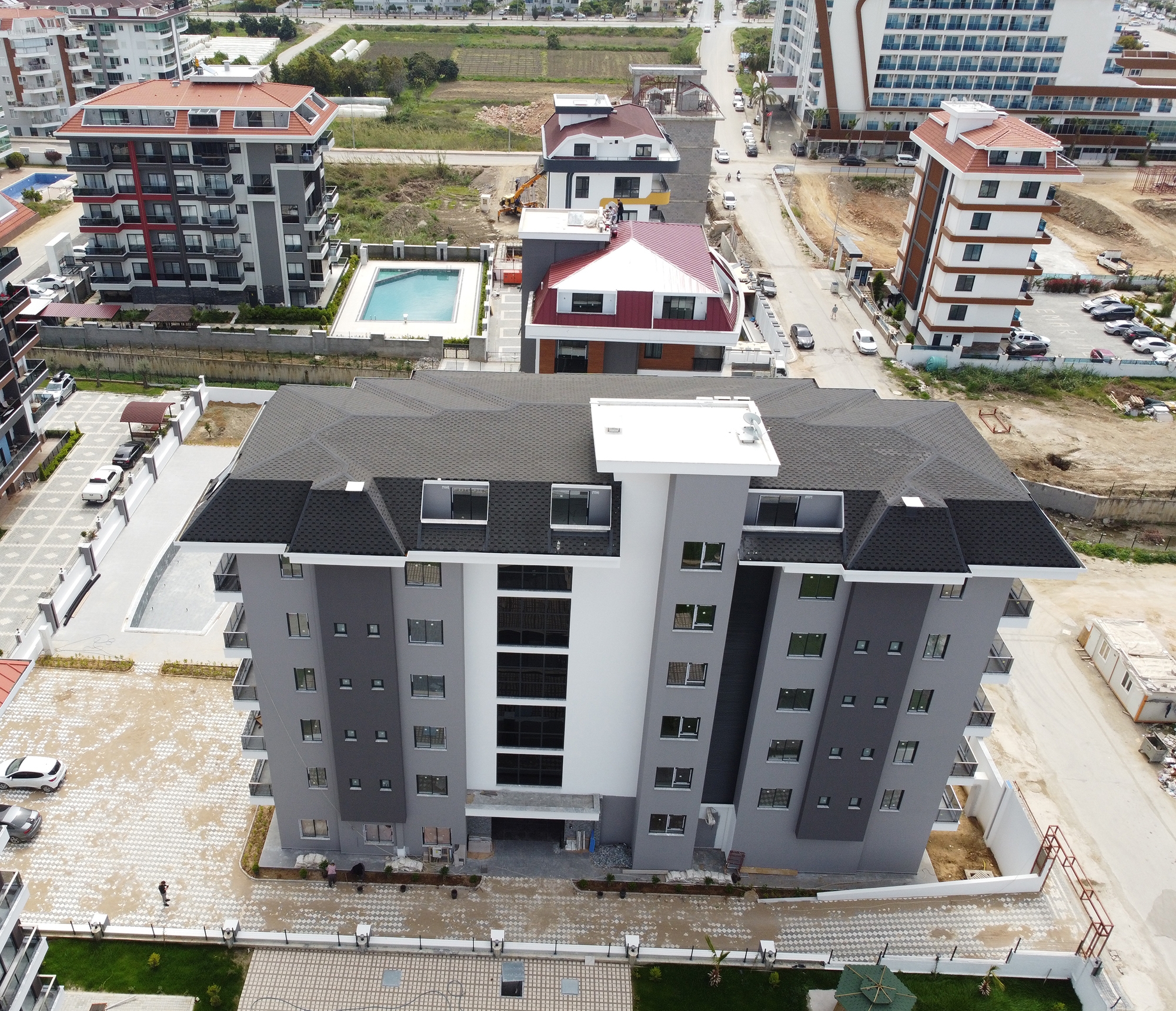 Stunning 1+1 Apartment with Sea and Mountain Views, Alanya-Kestel