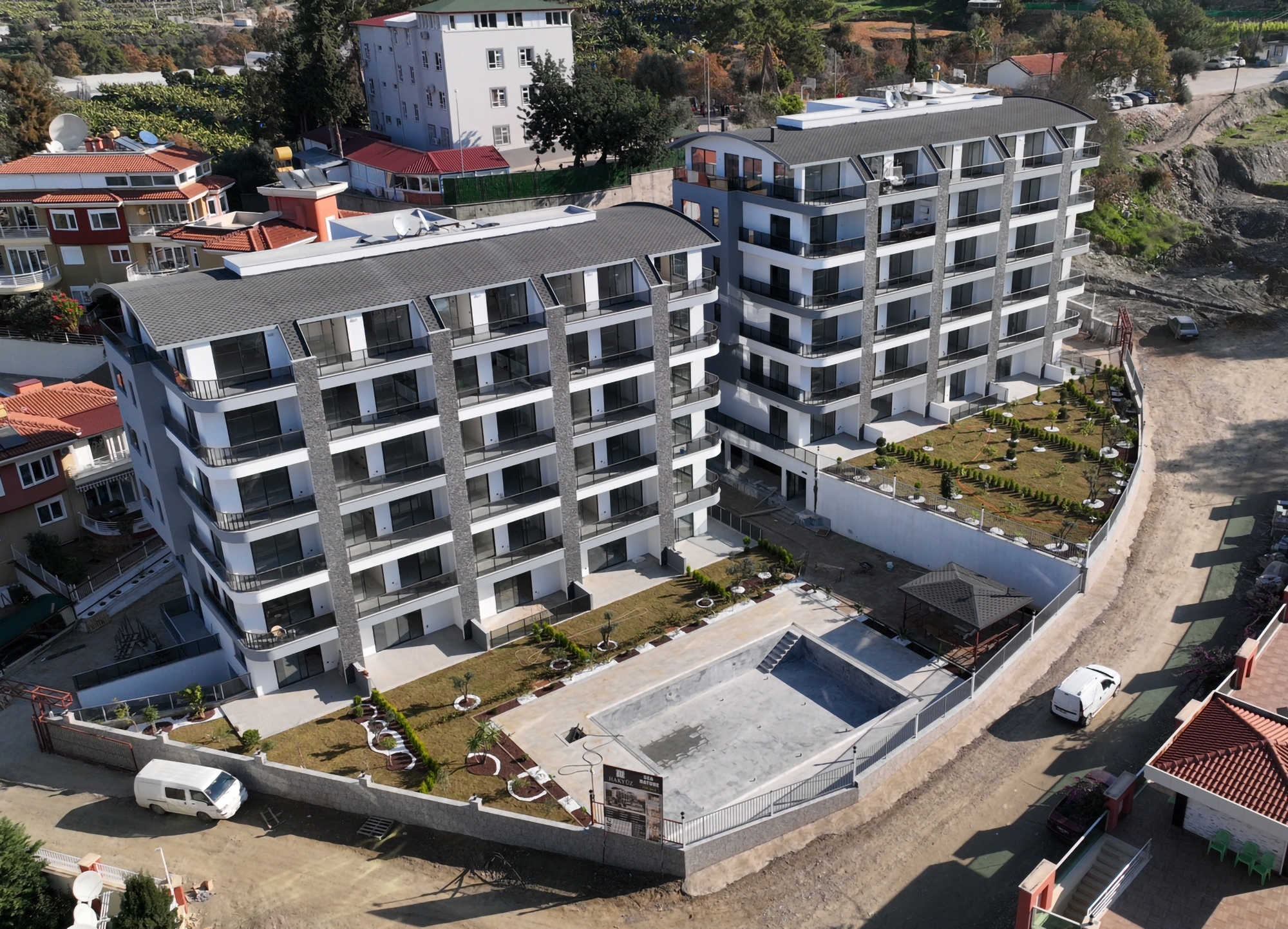 Ylellinen 1+1 asunto meri- ja vuorinäkymillä, Alanya - Kargicak