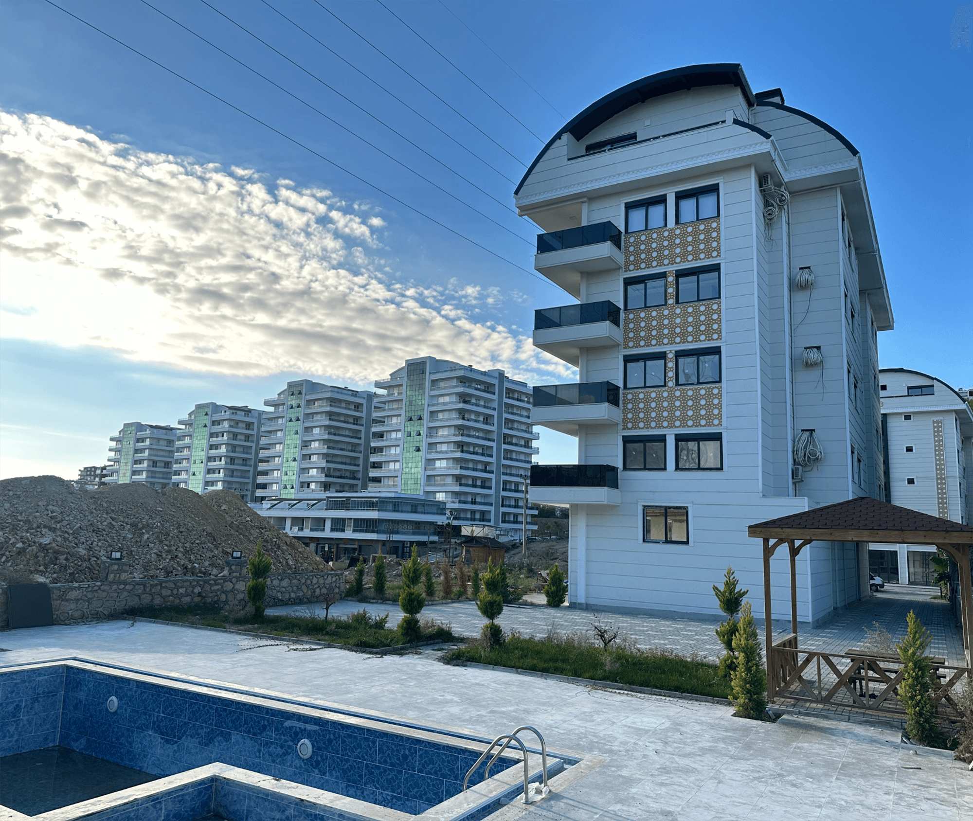 Bergblick 1+1 Apartment in Avsallar, Alanya