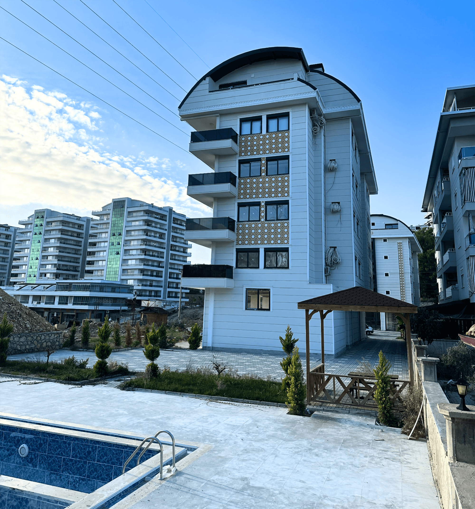 Bergblick 1+1 Apartment in Avsallar, Alanya