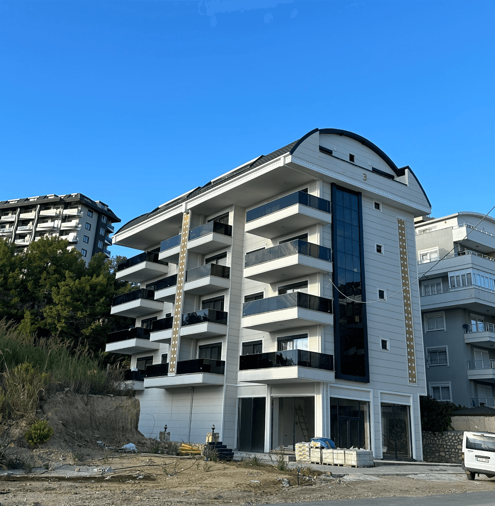 Bergblick 1+1 Apartment in Avsallar, Alanya