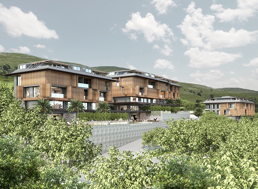 Brandnew project with amazing seaviews apartments in Alanya for sale