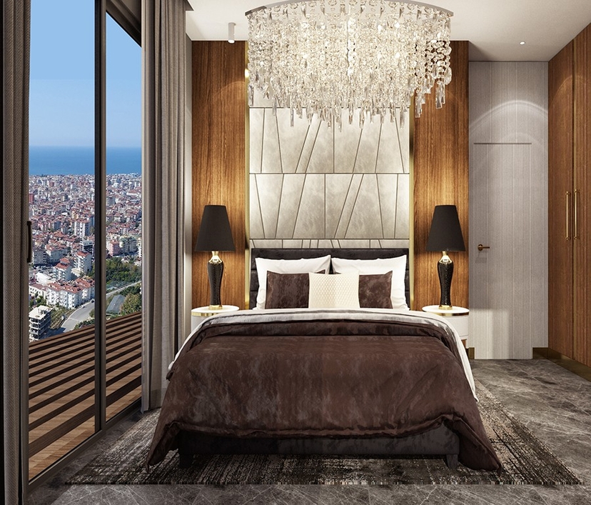 Brandnew project with amazing seaviews apartments in Alanya for sale
