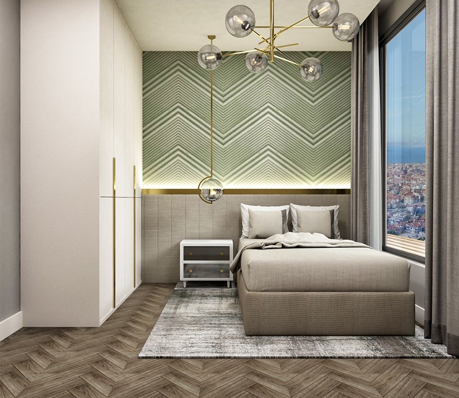 Brandnew project with amazing seaviews apartments in Alanya for sale