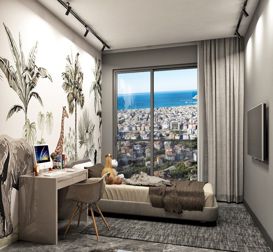 Brandnew project with amazing seaviews apartments in Alanya for sale