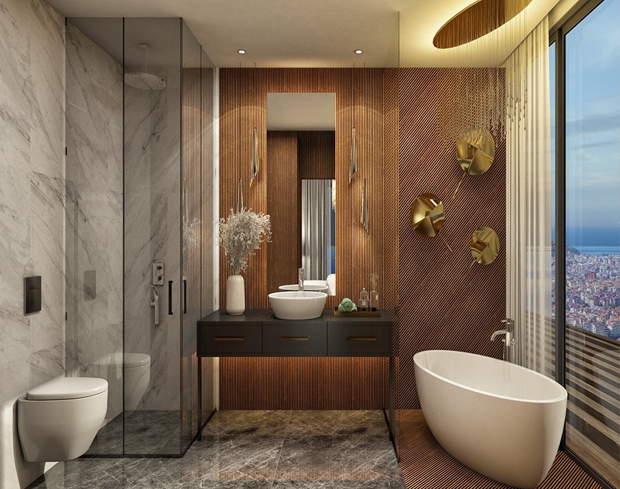 Brandnew project with amazing seaviews apartments in Alanya for sale
