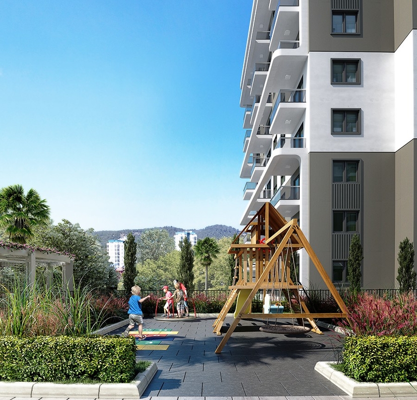 Affordable beautiful apartments in a new complex for sale in Alanya
