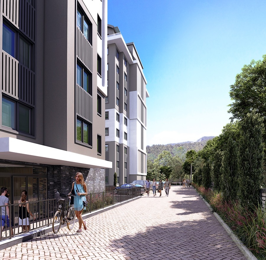 Affordable beautiful apartments in a new complex for sale in Alanya