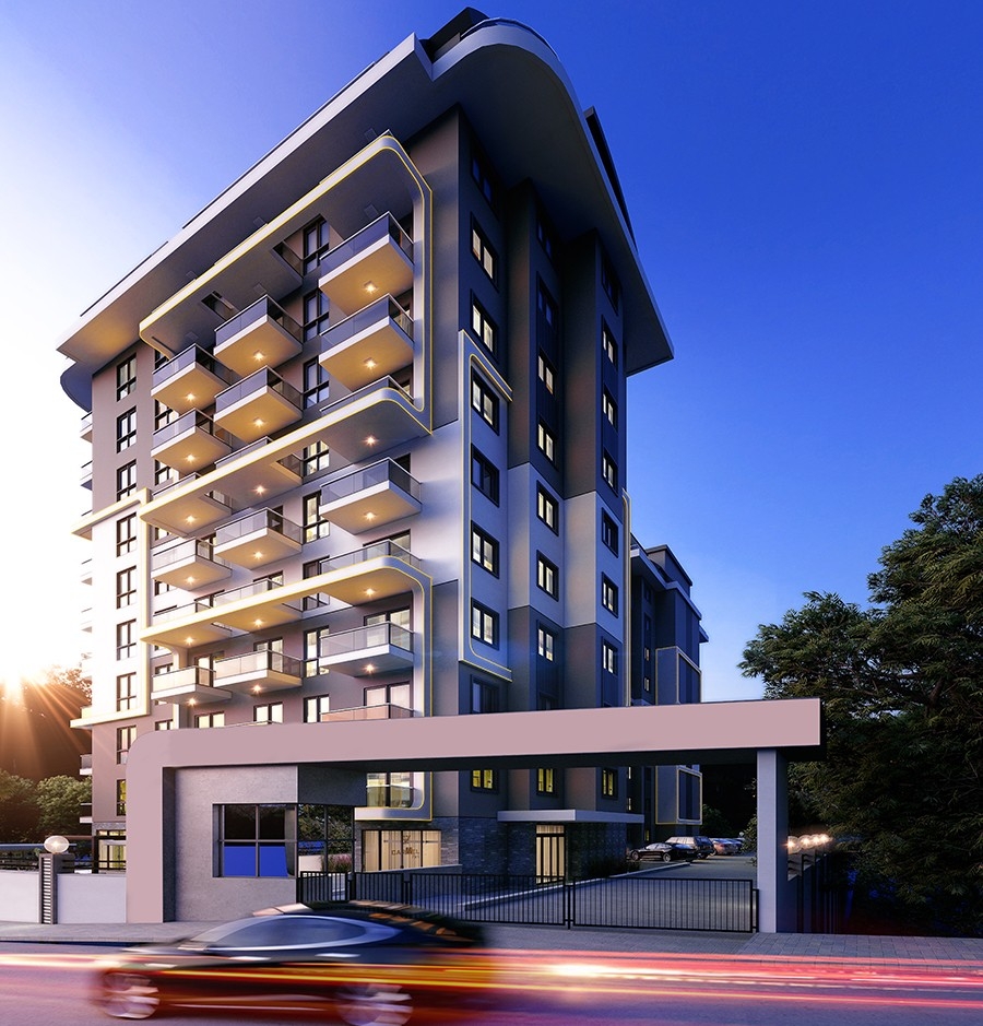 Affordable beautiful apartments in a new complex for sale in Alanya