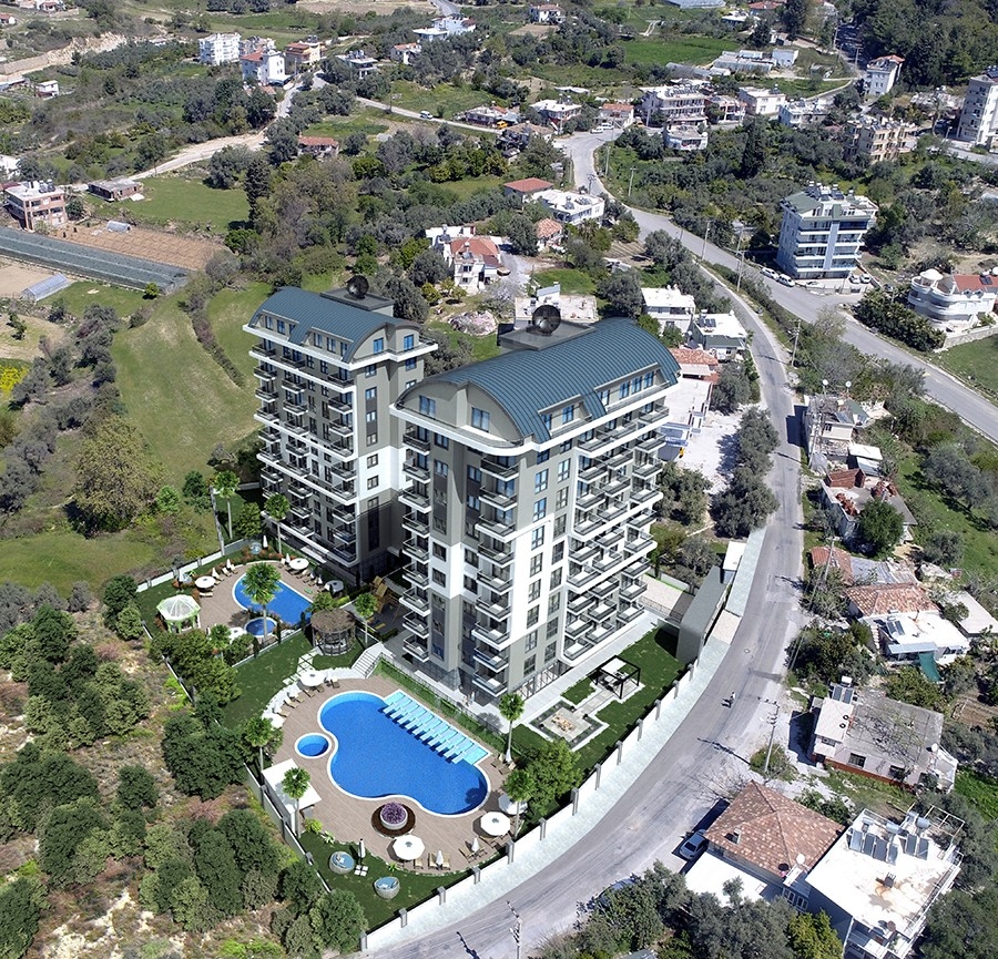Affordable beautiful apartments in a new complex for sale in Alanya