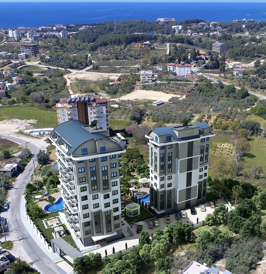 Affordable beautiful apartments in a new complex for sale in Alanya