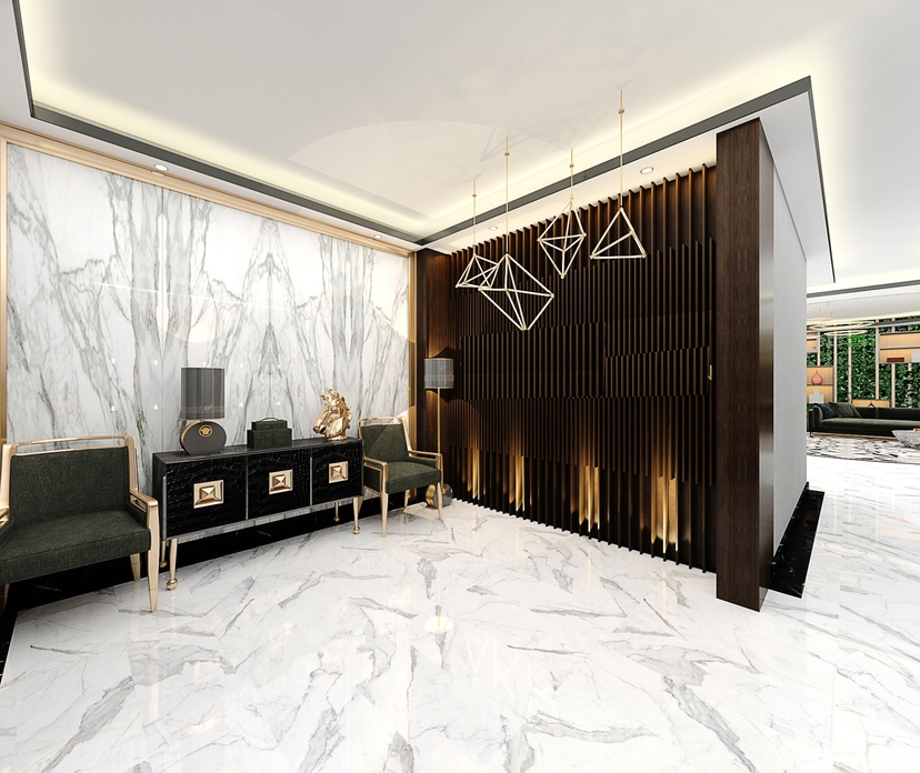 Luxuriöses 1+1 Apartment mit Meerblick und Bergblick in Alanya