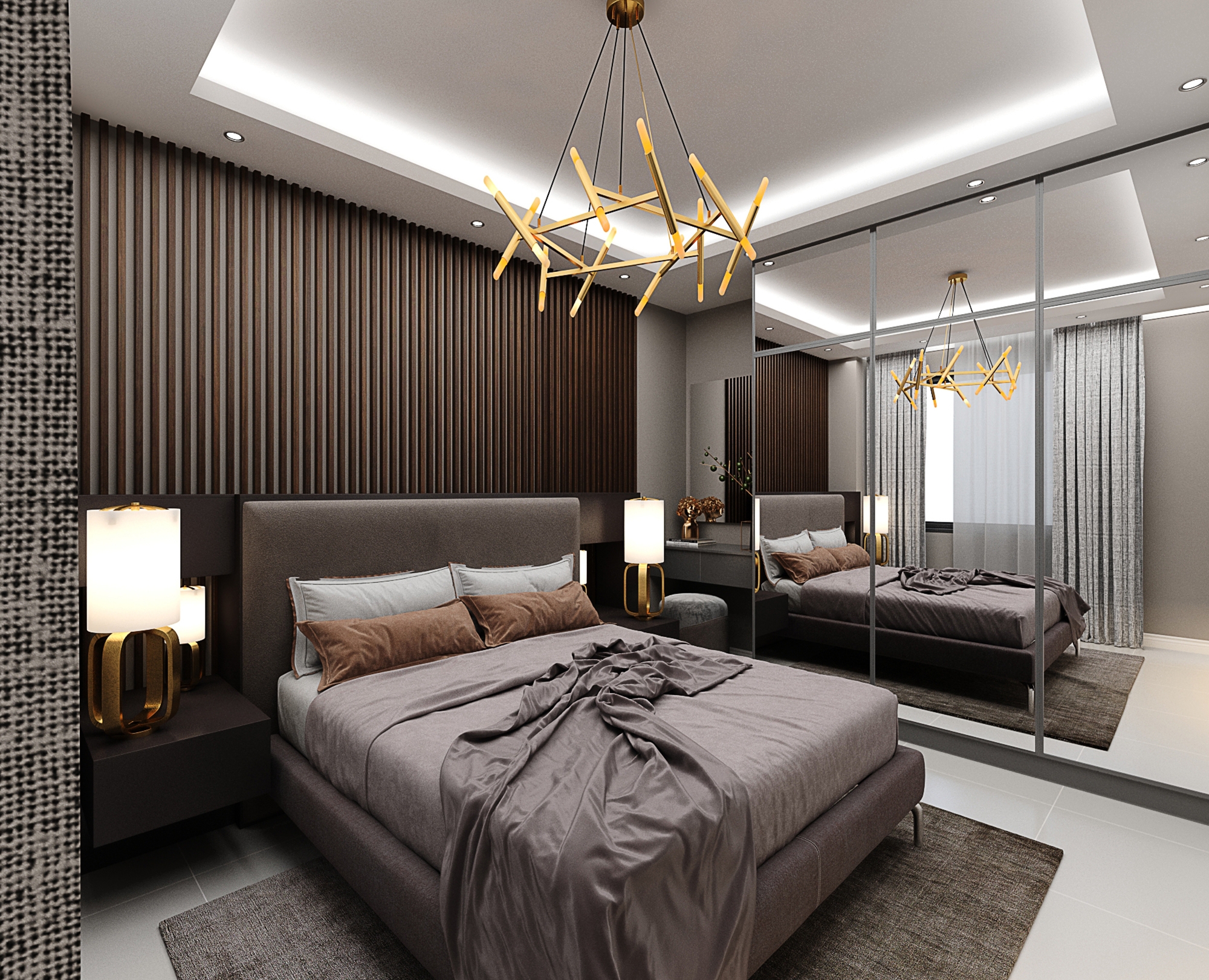 Luxuriöses 1+1 Apartment mit Meerblick und Bergblick in Alanya
