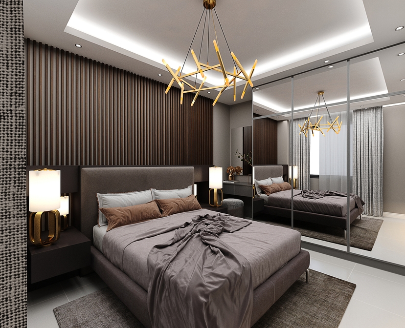 Luxuriöses 1+1 Apartment mit Meerblick und Bergblick in Alanya