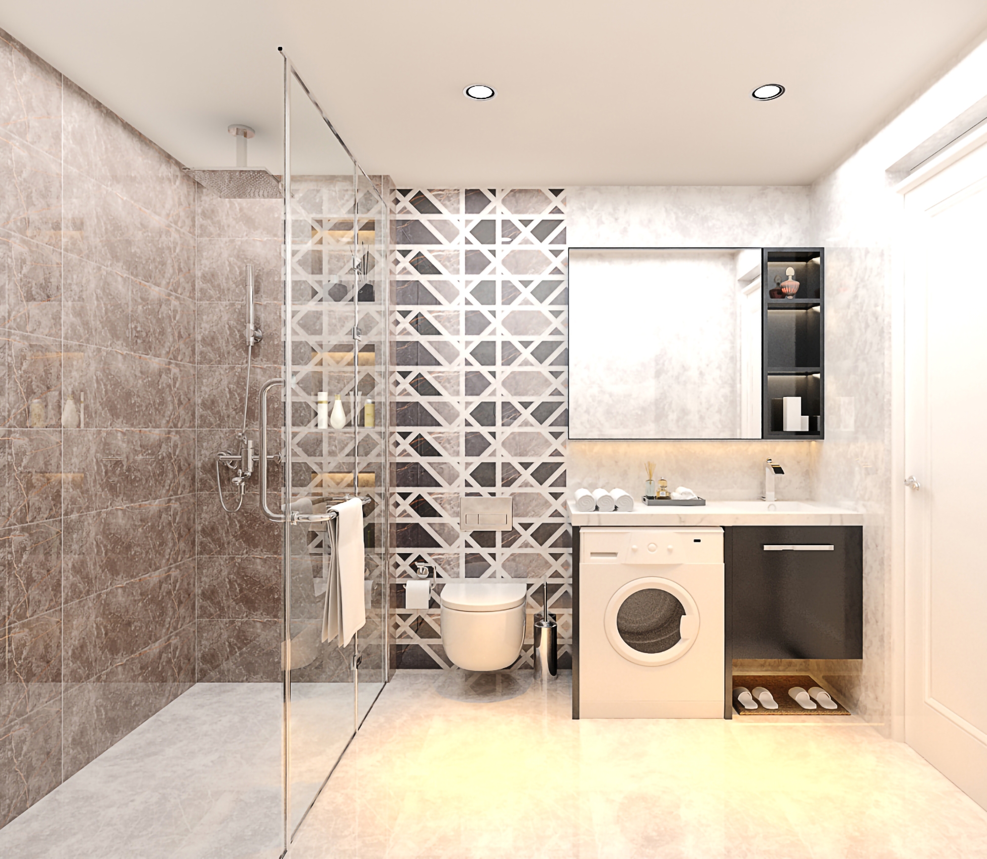 Luxuriöses 1+1 Apartment mit Meerblick und Bergblick in Alanya