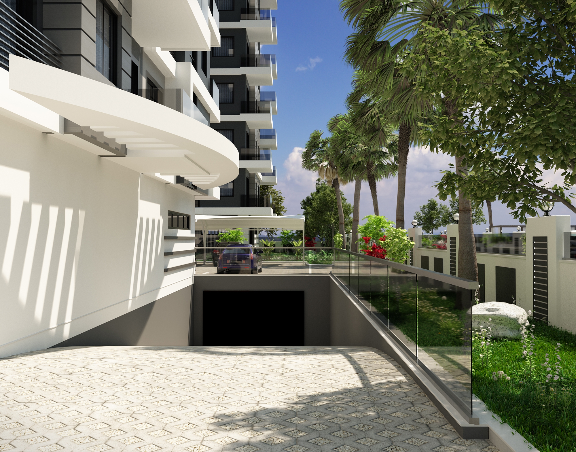 Luxury 2+1 Apartment with Sea and Mountain Views in Mahmutlar