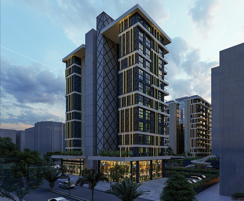 Luxuriöse 1+1 Wohnung mit atemberaubendem Blick, Alanya - Mahmutlar