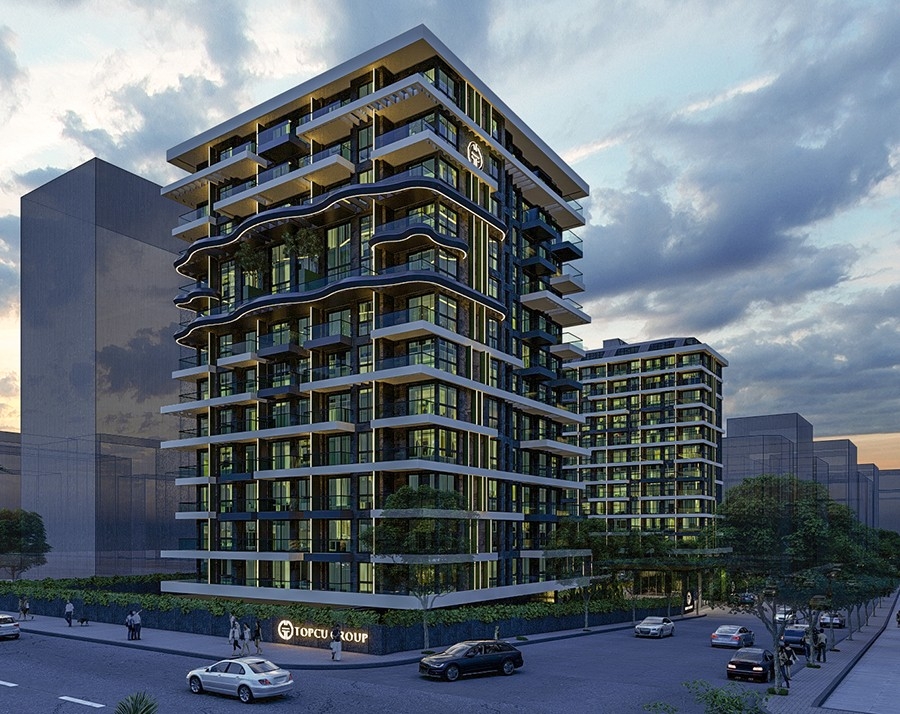 Luxuriöse 1+1 Wohnung mit atemberaubendem Blick, Alanya - Mahmutlar