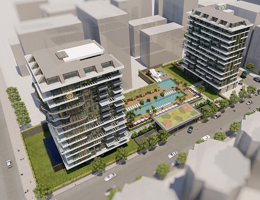 Luxuriöse 1+1 Wohnung mit atemberaubendem Blick, Alanya - Mahmutlar