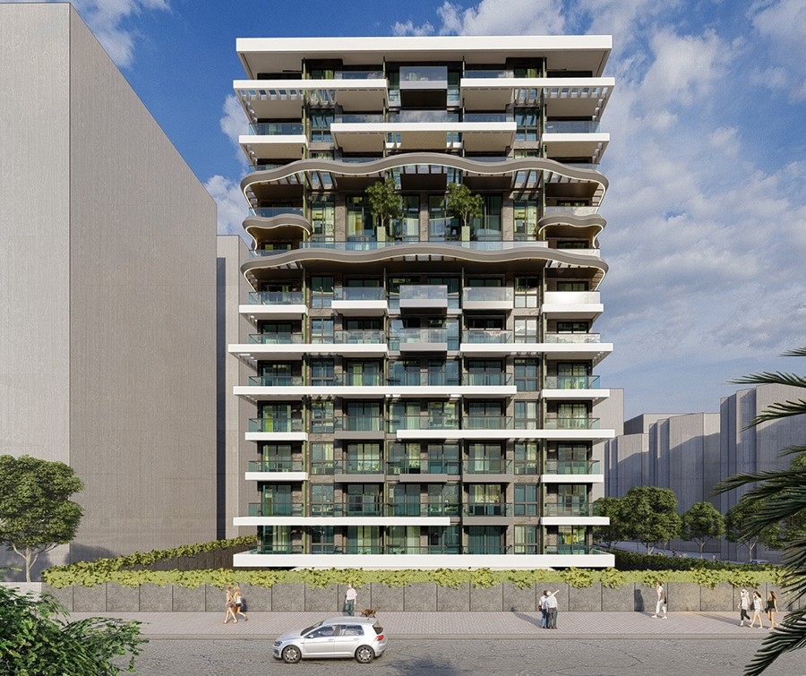 Luxuriöse 1+1 Wohnung mit atemberaubendem Blick, Alanya - Mahmutlar