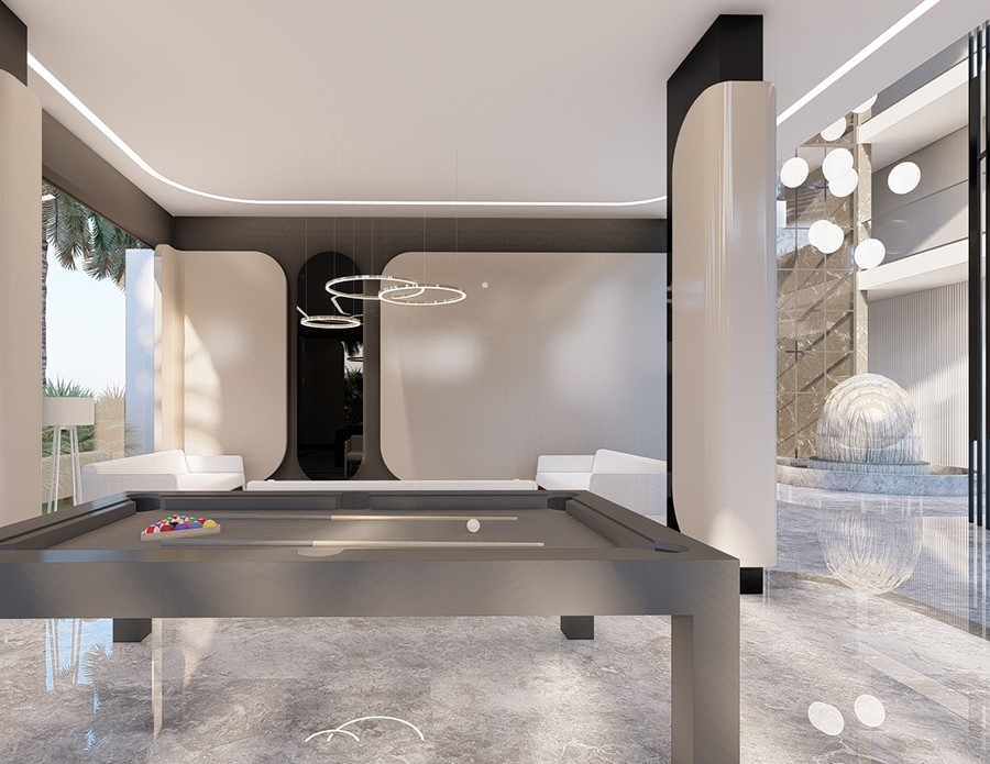 Luxuriöse 1+1 Wohnung mit atemberaubendem Blick, Alanya - Mahmutlar