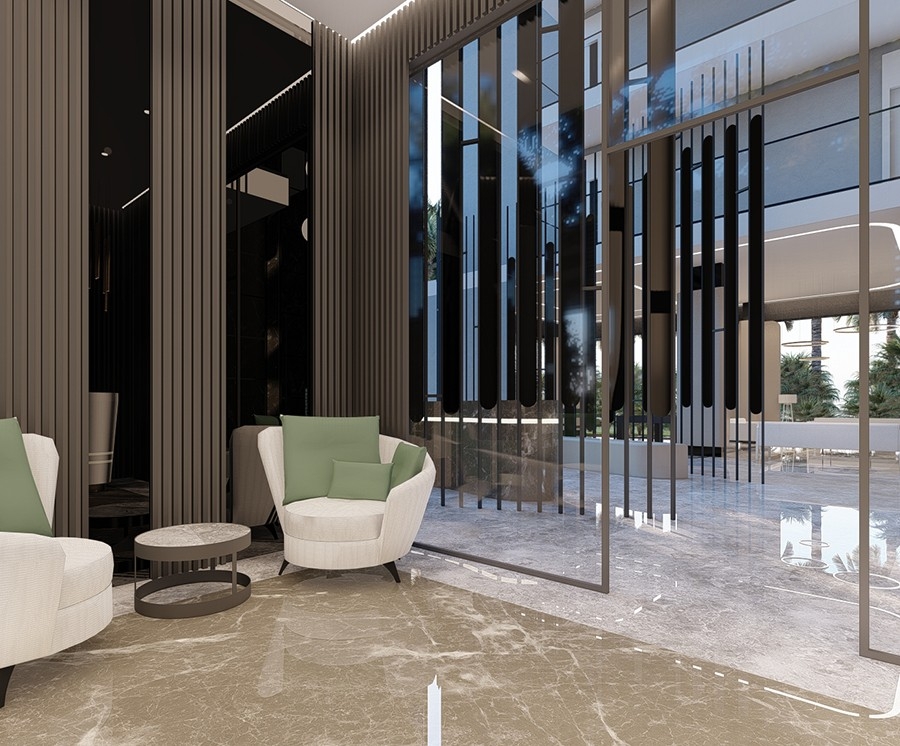Luxuriöse 1+1 Wohnung mit atemberaubendem Blick, Alanya - Mahmutlar