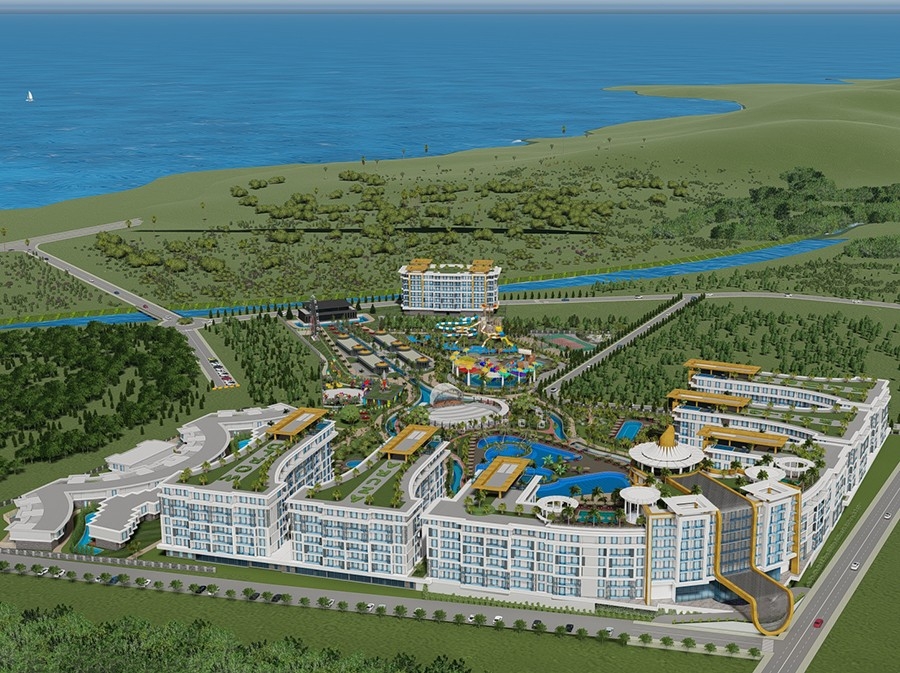 Luksuriøs 5+1 Villa med Fjellutsikt i Turkler, Alanya