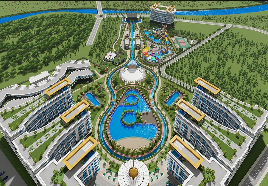 Luksuriøs 5+1 Villa med Fjellutsikt i Turkler, Alanya