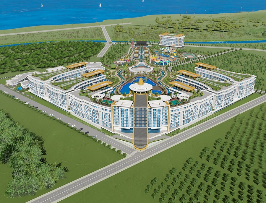 Luksuriøs 5+1 Villa med Fjellutsikt i Turkler, Alanya
