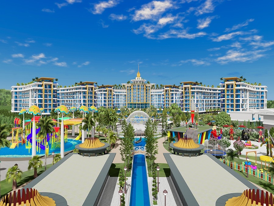 Luksuriøs 5+1 Villa med Fjellutsikt i Turkler, Alanya