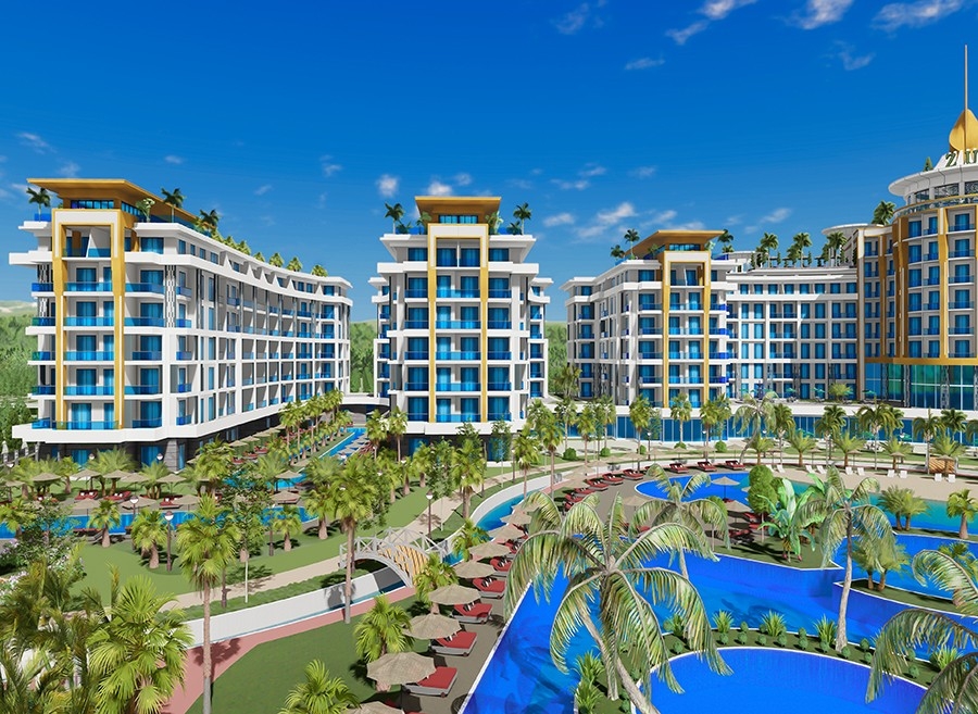 Luksuriøs 5+1 Villa med Fjellutsikt i Turkler, Alanya
