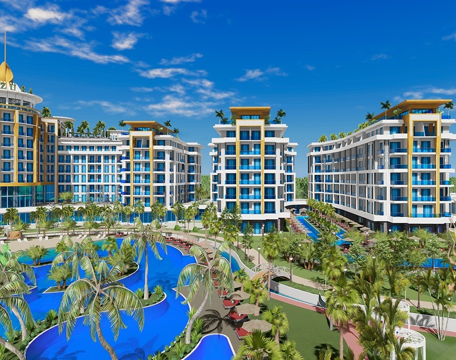 Luksuriøs 5+1 Villa med Fjellutsikt i Turkler, Alanya