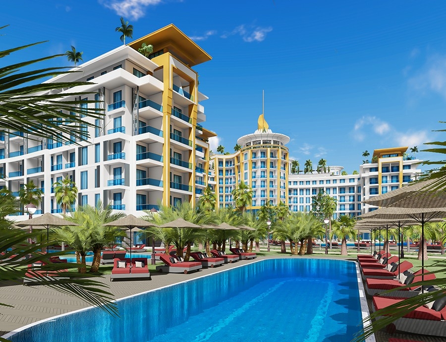 Luksuriøs 5+1 Villa med Fjellutsikt i Turkler, Alanya