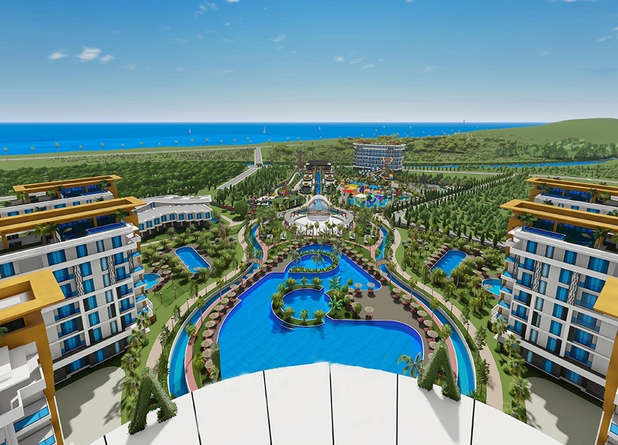 Luksuriøs 5+1 Villa med Fjellutsikt i Turkler, Alanya