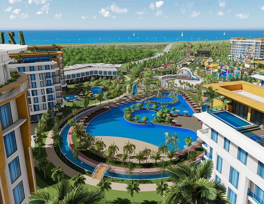 Luksuriøs 5+1 Villa med Fjellutsikt i Turkler, Alanya