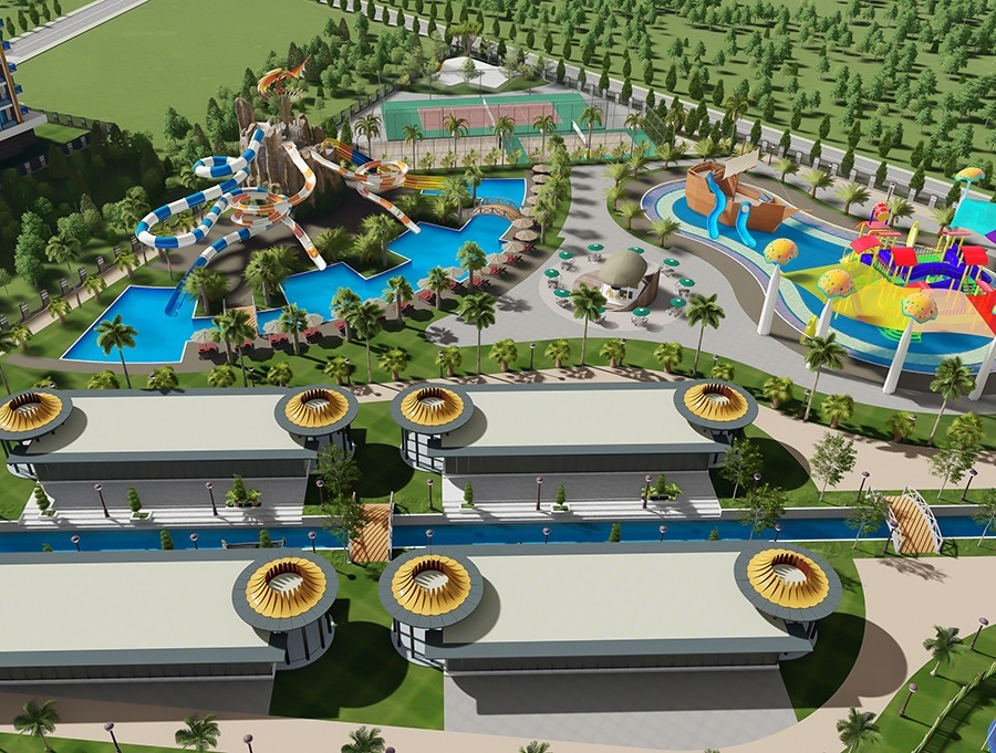Luksuriøs 5+1 Villa med Fjellutsikt i Turkler, Alanya