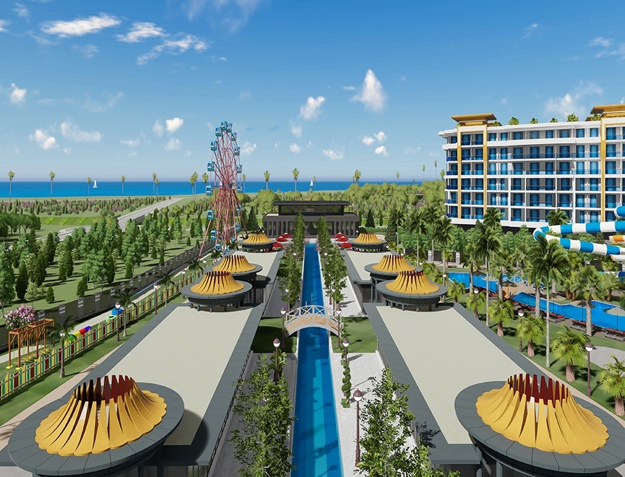 Luksuriøs 5+1 Villa med Fjellutsikt i Turkler, Alanya