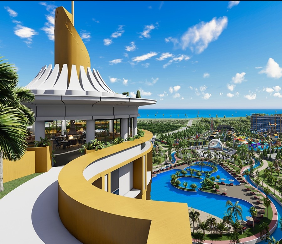 Luksuriøs 5+1 Villa med Fjellutsikt i Turkler, Alanya