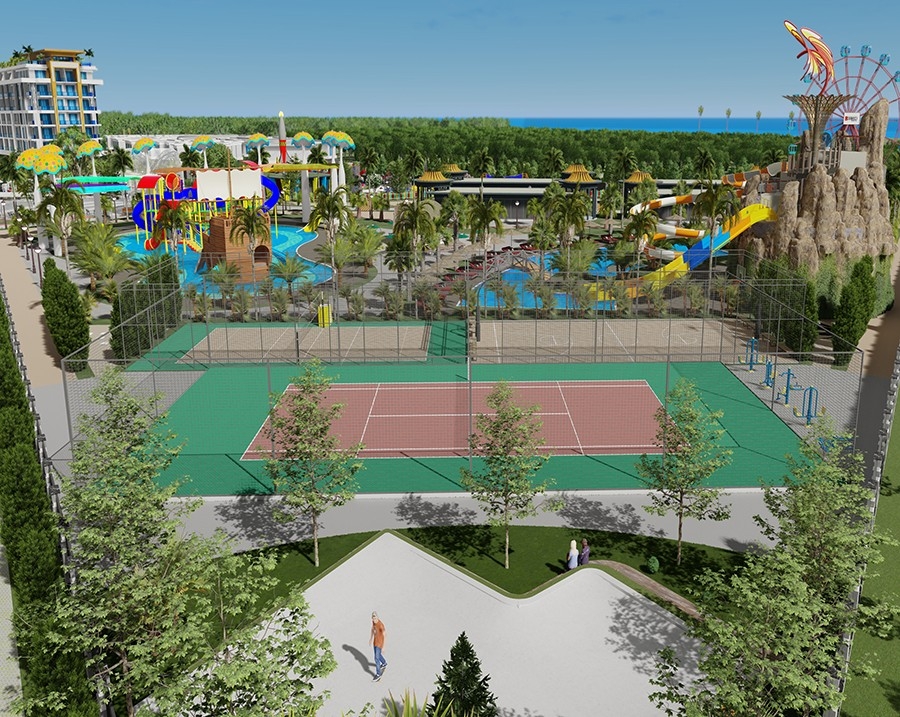 Luksuriøs 5+1 Villa med Fjellutsikt i Turkler, Alanya