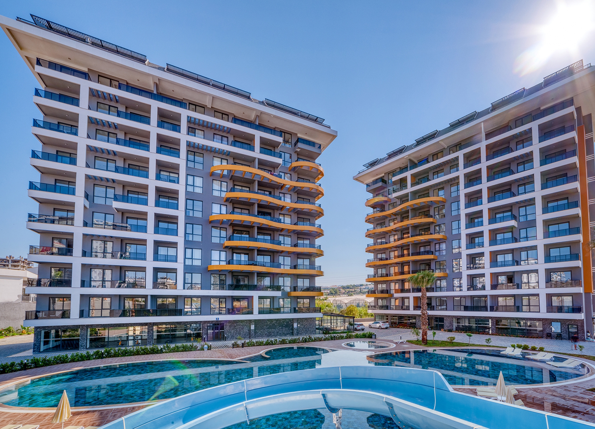 Luksus 2+1 Lejlighed med Bjergudsigt, Alanya