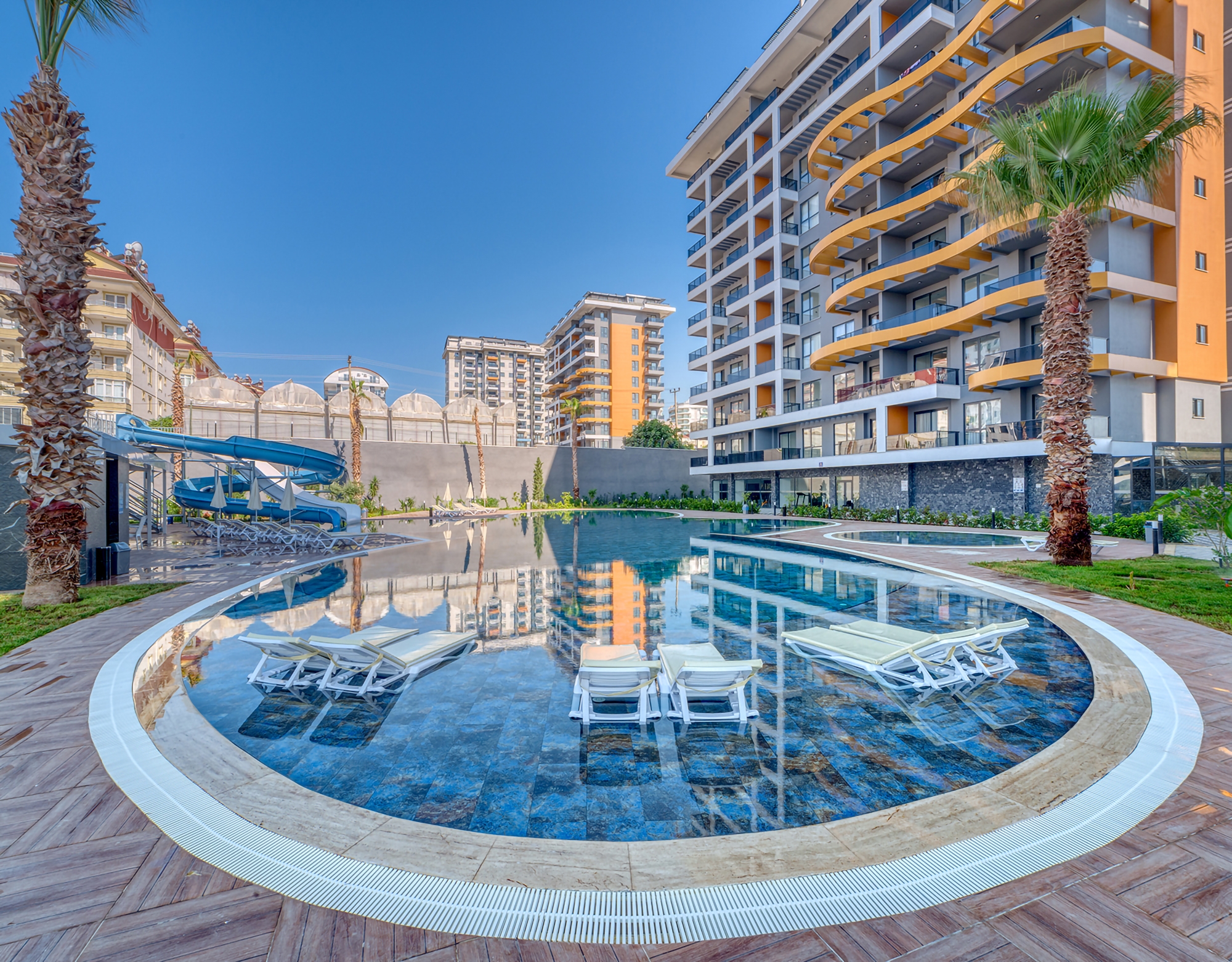 Luksus 2+1 Lejlighed med Bjergudsigt, Alanya