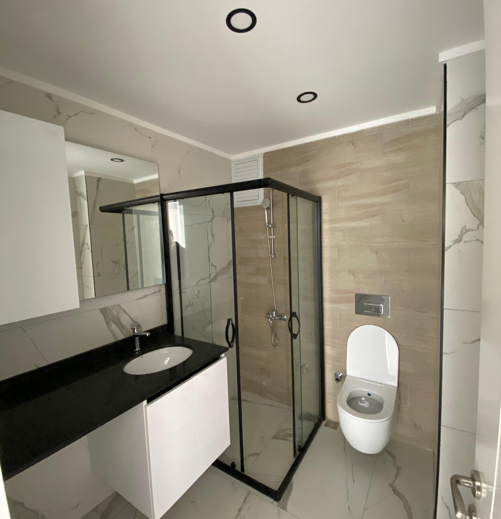 Luksus 2+1 Lejlighed med Bjergudsigt, Alanya