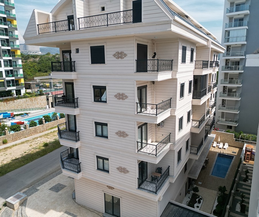 Luxuriöses 2+1 Apartment mit Bergblick in Alanya