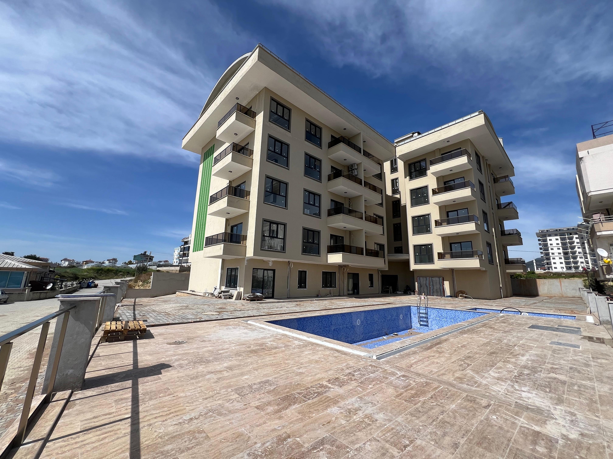Luxus 1+1 Wohnung mit Meerblick in Payallar, Alanya