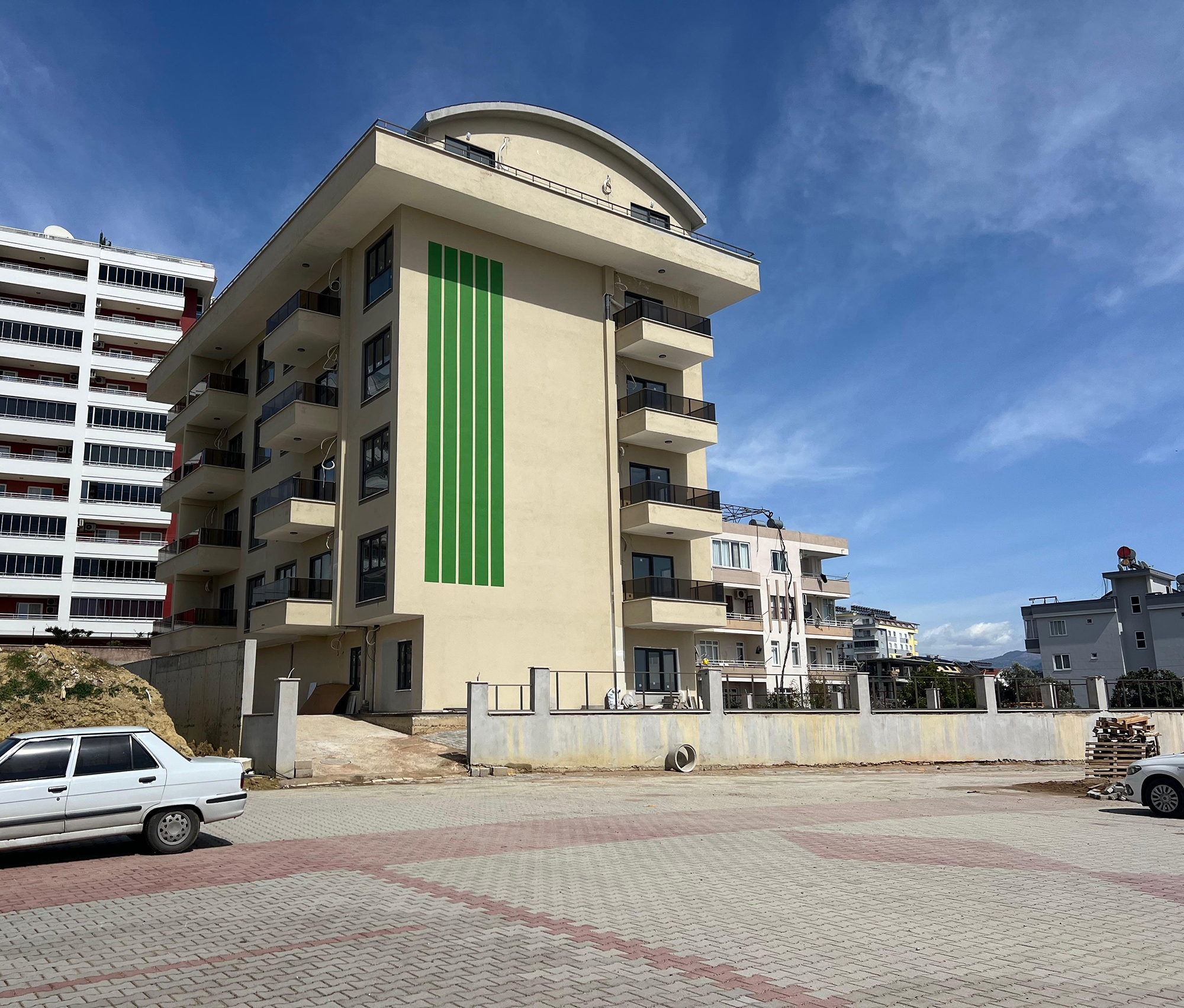 Luxus 1+1 Wohnung mit Meerblick in Payallar, Alanya