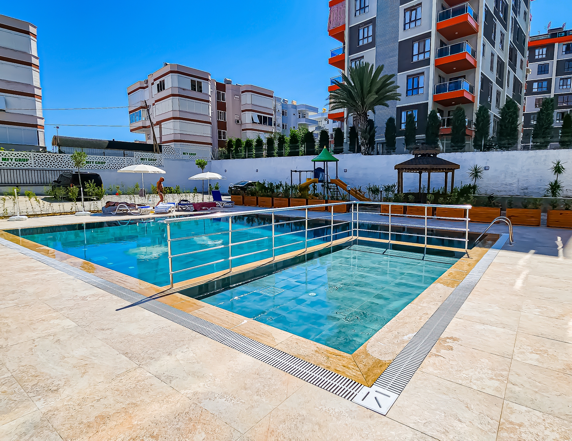Luxuriöse 3+1 Wohnung mit Bergblick, Alanya - Avsallar