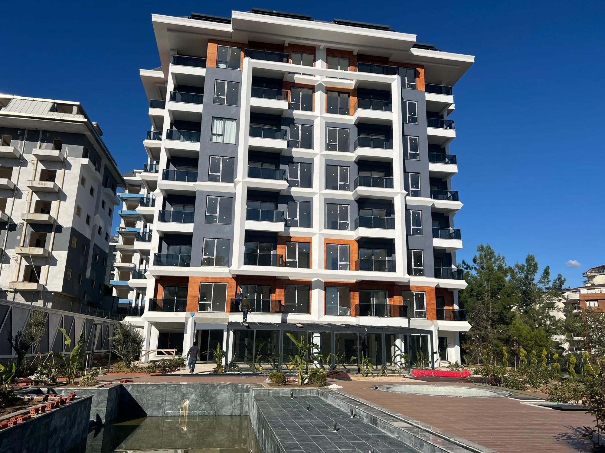 Stunning 1+1 Apartment with Sea and Castle Views in Alanya-Avsallar