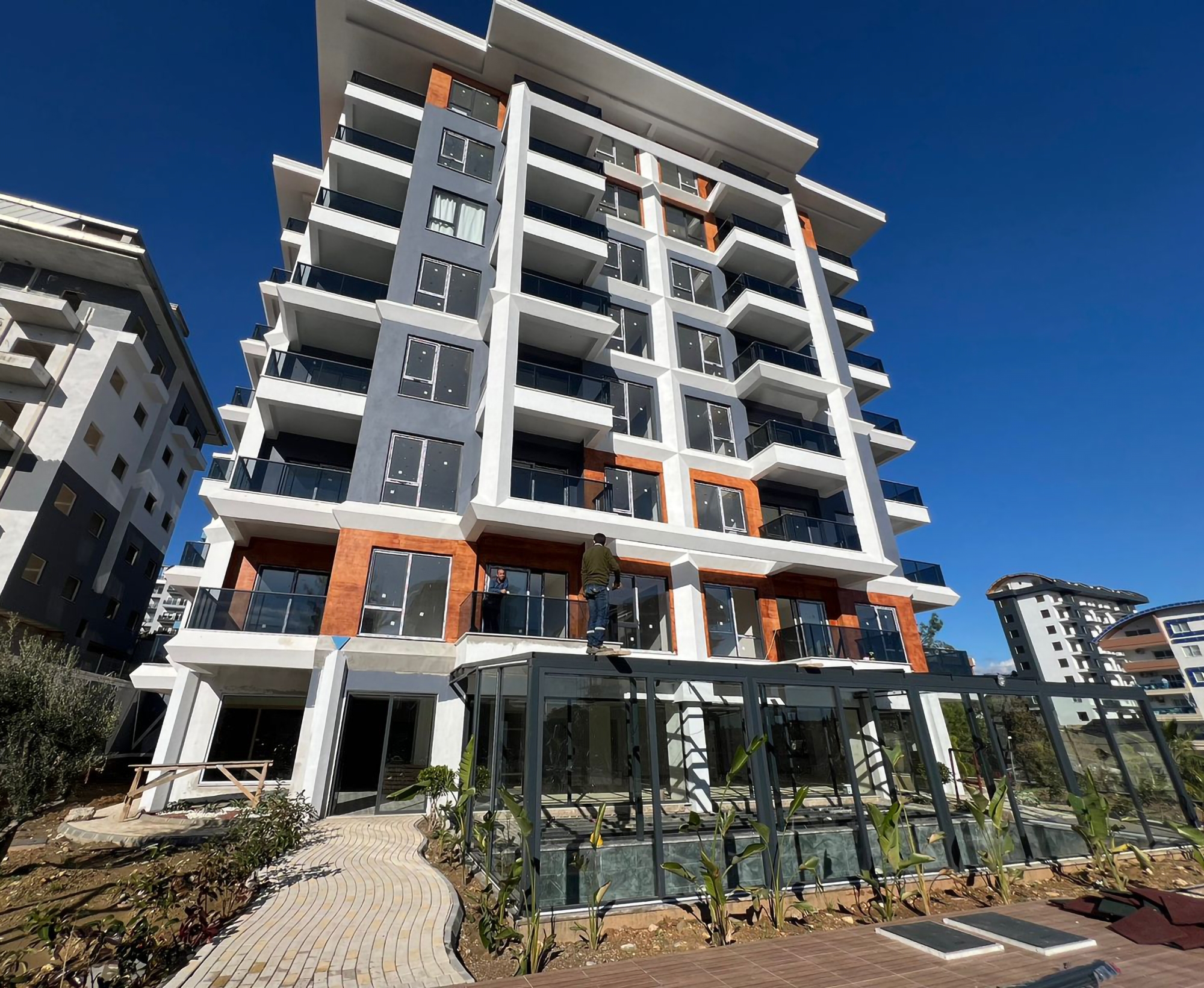 Stunning 1+1 Apartment with Sea and Castle Views in Alanya-Avsallar