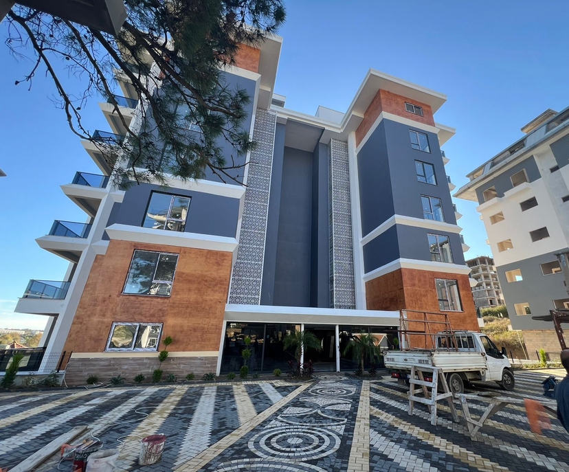 Stunning 1+1 Apartment with Sea and Castle Views in Alanya-Avsallar